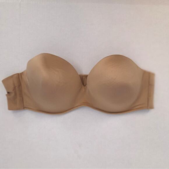 Cacique Other - Lane Bryant Cacique Bra 46D Smooth‎ Boost Strapless Push Up Underwired Beige